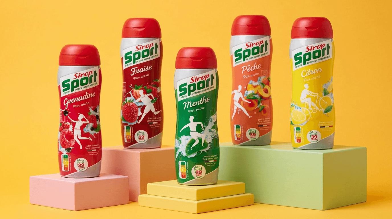 Sirop Sport Gamme Packshot