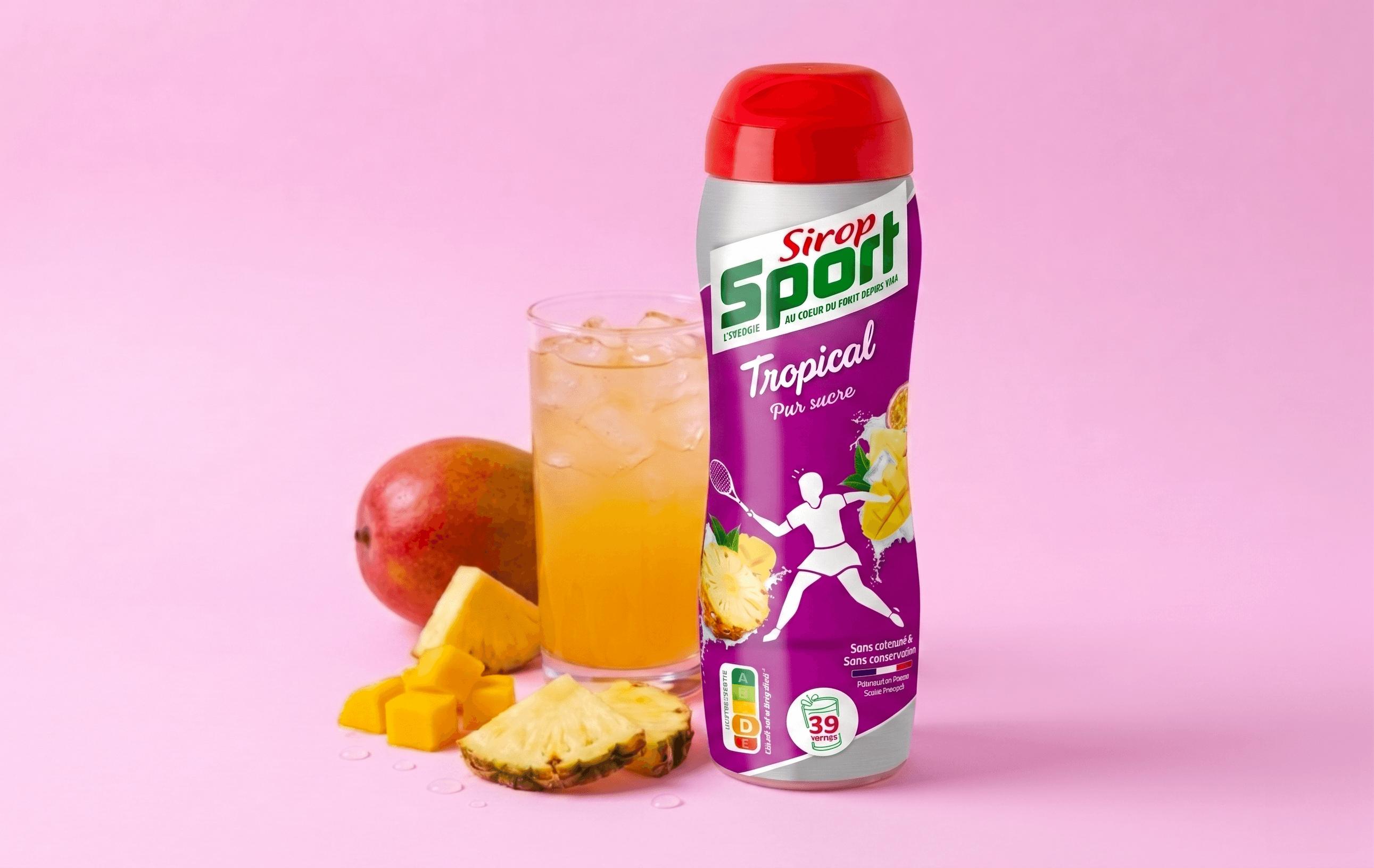 Sirop Sport Tropical Packshot