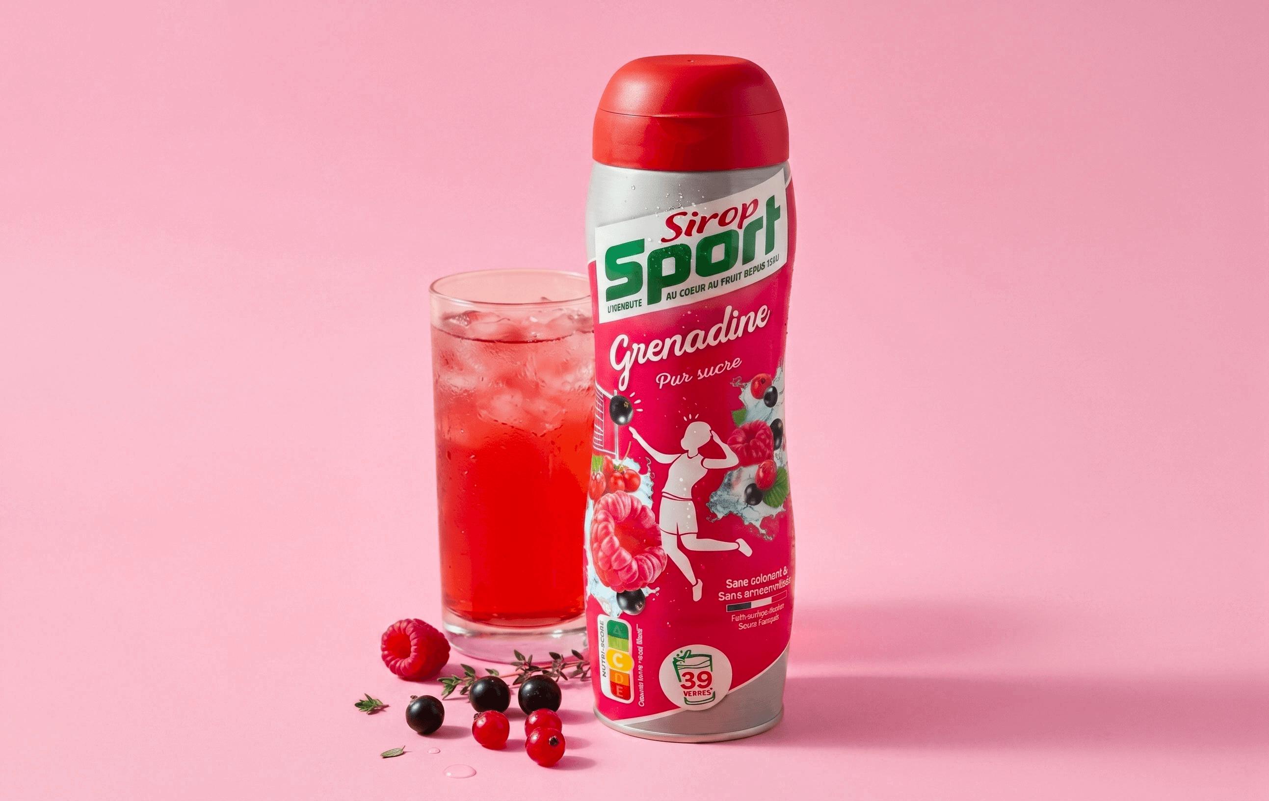 Sirop Sport Grenadine Packshot